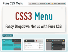 Tablet Screenshot of dropdownmenuhtml.com